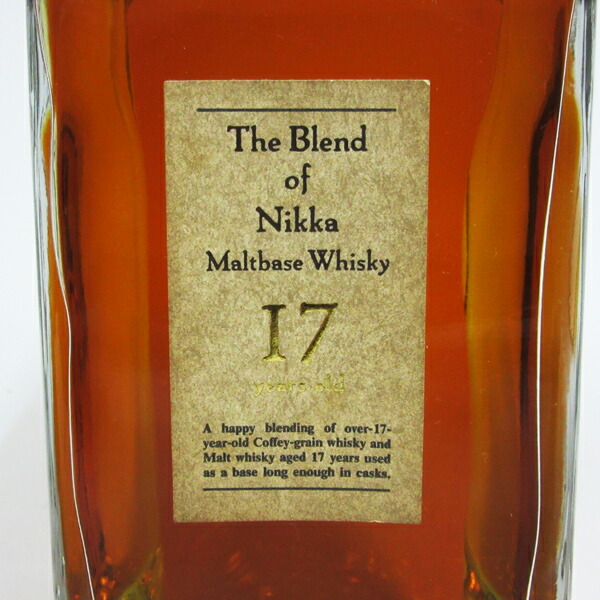 楽天市場】【レトロ：特級従価表示】ザ・ブレンド・オブ・ニッカ 17年