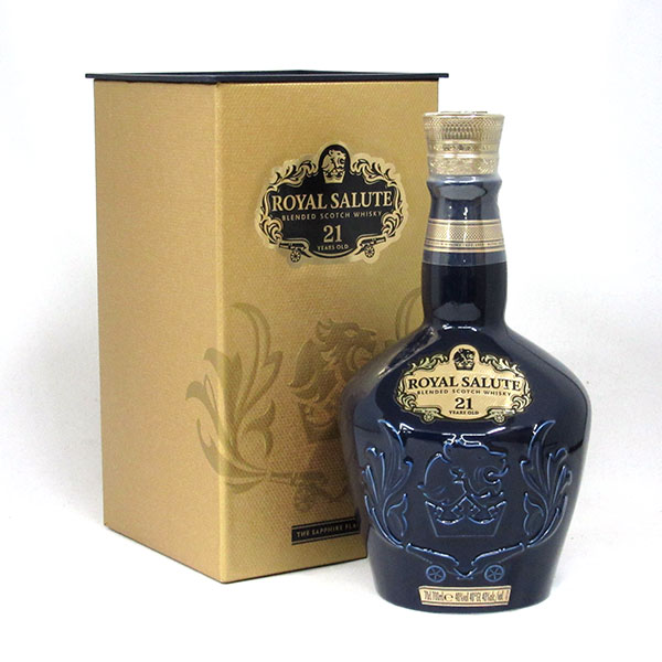 楽天市場】ロイヤルサルート21年 サファイア・フラゴン 40度 700ml
