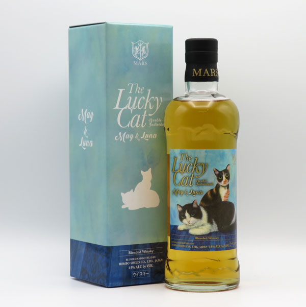 楽天市場】マルスウイスキー ザ・ラッキーキャット メイ＆ルナ 43度
