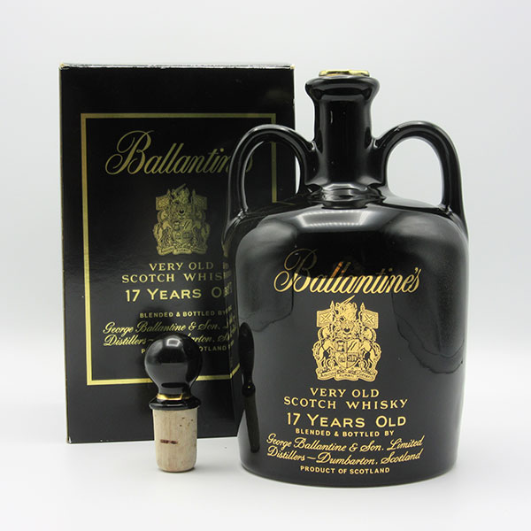 楽天市場】【レトロ】バランタイン17年 （Ballantine's） 陶器ボトル