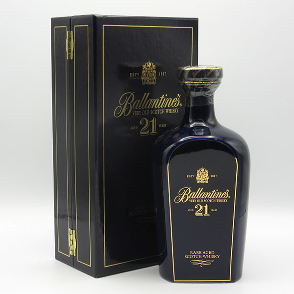 楽天市場】【レトロ】バランタイン21年 青陶器ボトル 43度 700ml 並行