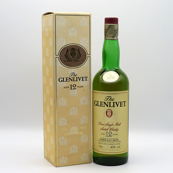 古酒】ザ・グレンリベット ピュアシングルモルト 12年 750ml 未開封