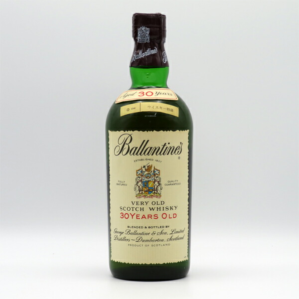 楽天市場】【レトロ：金具止め、特級従価表示】バランタイン30年