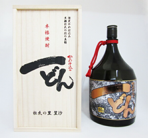 楽天市場】かめ仕込み 一どん（いっどん） ゴールドラベル 30度 1800ml