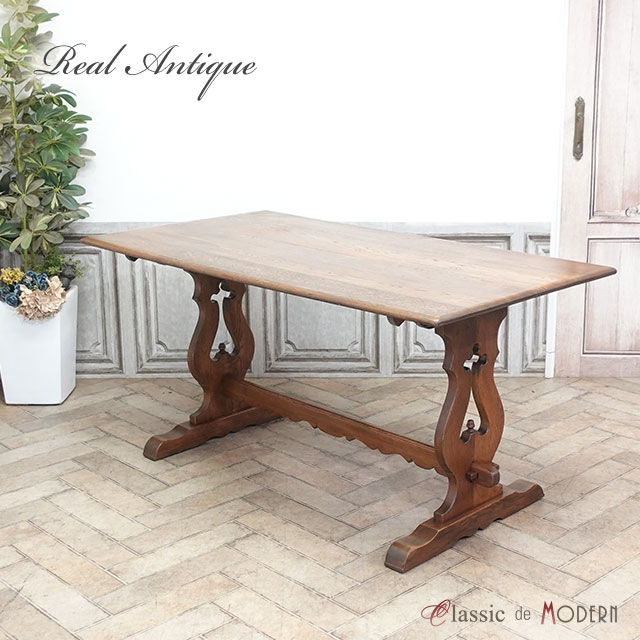 楽天市場】リフェクトリーテーブル アンティーク 家具 テーブル