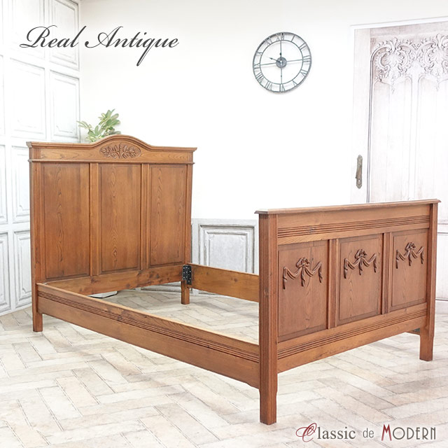 フランスアンティーク絵画♡ベッド♡フランスベッドルームに