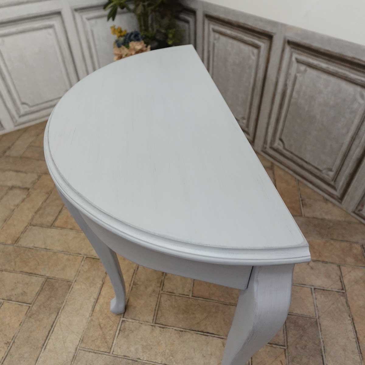 楽天市場】輸入家具 コンソールテーブル ハーフムーン 半月 コンソール