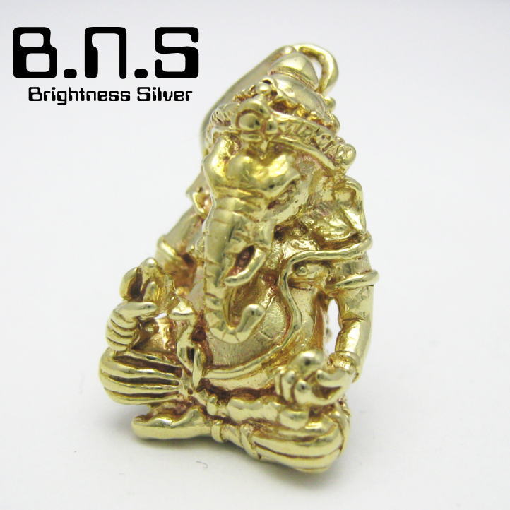 楽天市場】歓喜天、ガネーシャペンダント3 ブラス 真鍮 ヒンズー教