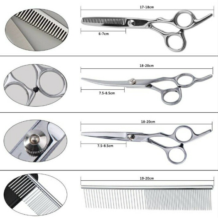 カーブシザーカーブセニングシザートリマー犬トリミングペット