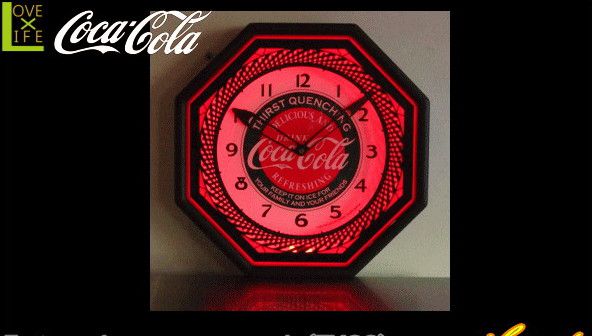 楽天市場】コカ・コーラ COCA-COLA コカコーラ ネオンクロックRetro