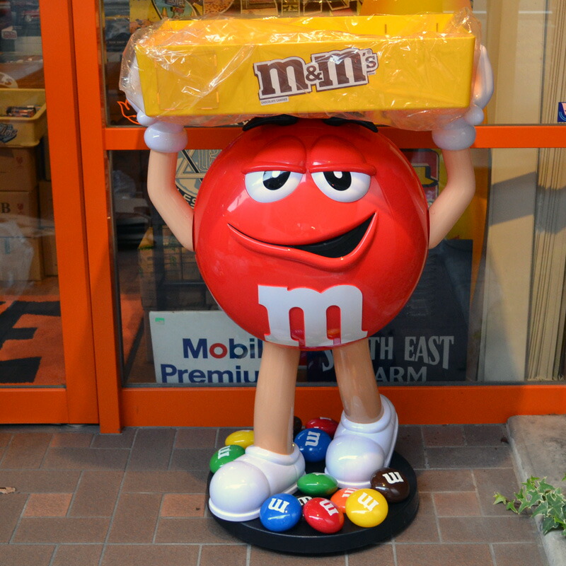 直接引取限定】M&M's Red エムアンドエムズ ディスプレイ 赤 直接引取