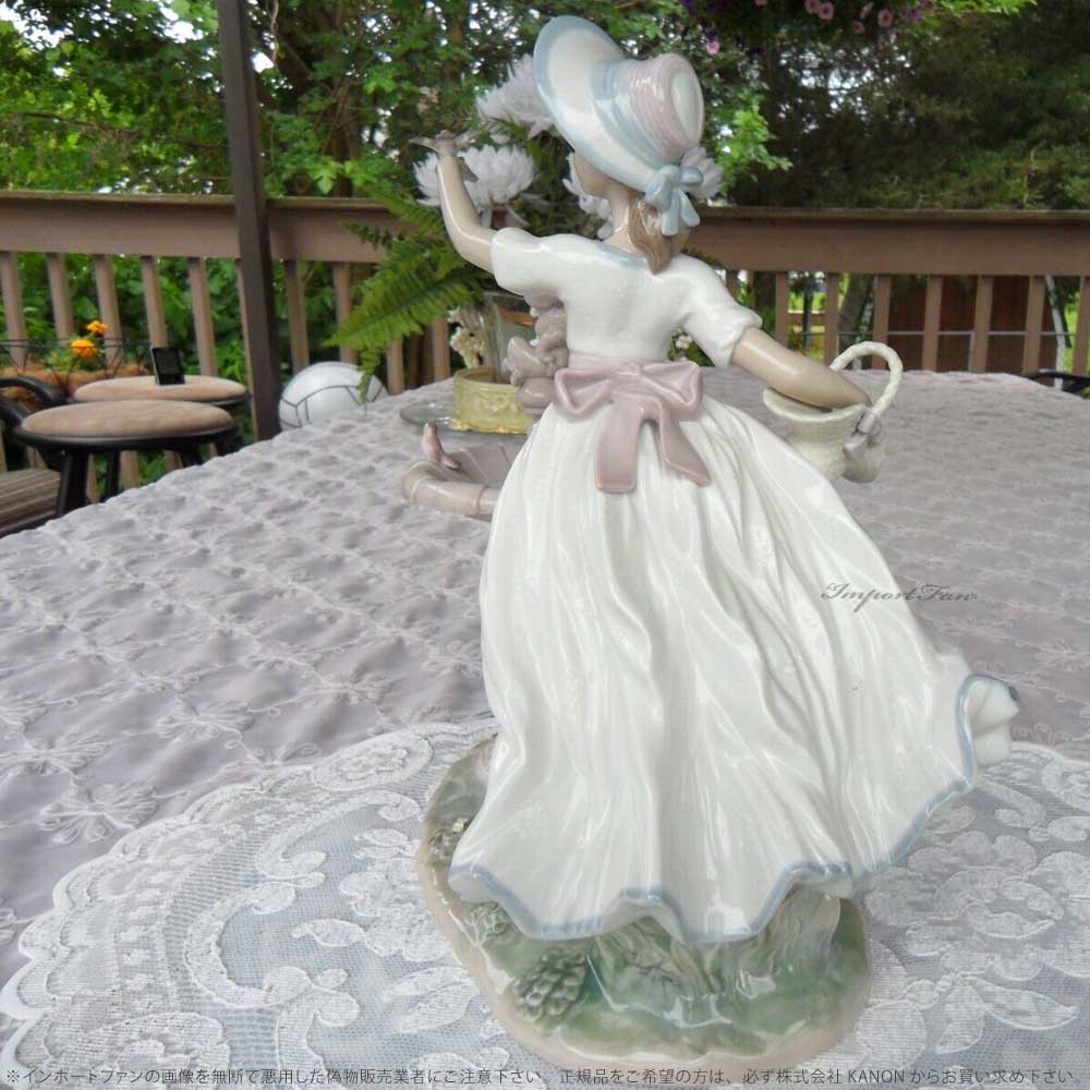 1/10限定】LLADRO リヤドロ 07676 花籠を持つ少女 箱付 LLADRO