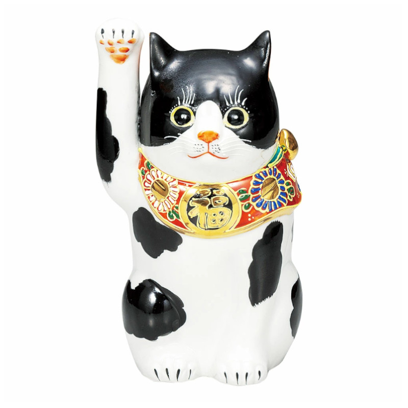 楽天市場】招き猫 黒 九谷焼の通販