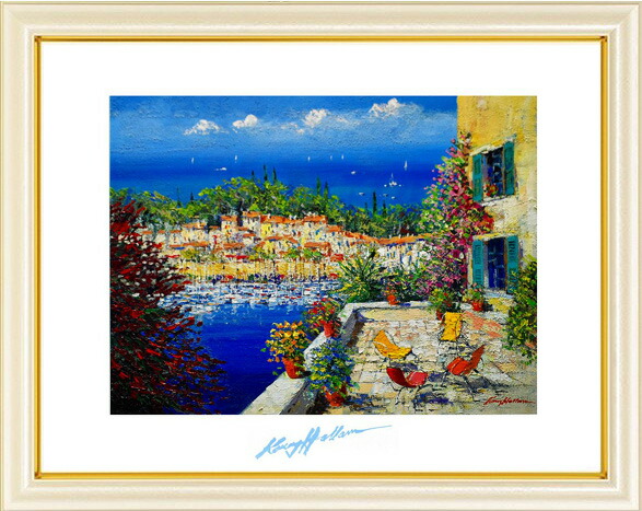 絵画風景画 絵画の水彩画で内藤謙一が描いた熊本の絵「天草・崎津