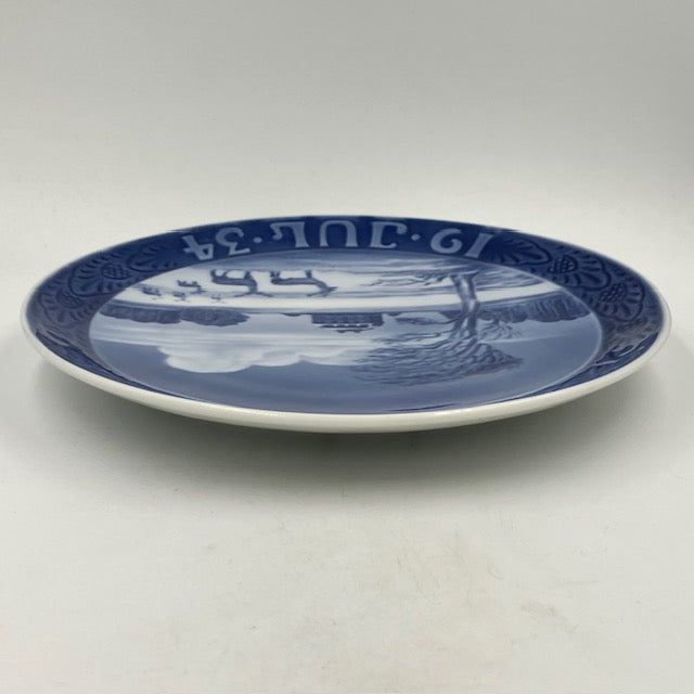 WE】ロイヤルコペンハーゲン イヤープレート 1934「一軒家」