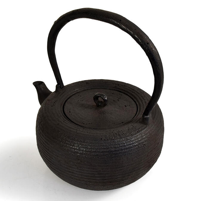小泉仁左衛門 鉄蓋小鉄瓶 容量700cc砂鉄煎茶道具 小泉仁左衛門 南部