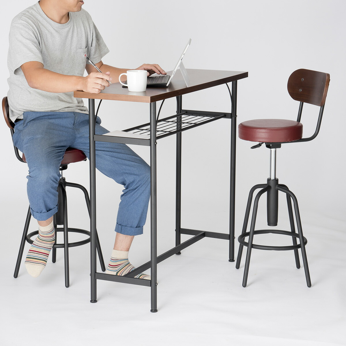 楽天市場】【クーポン配布中】カウンターチェア 1脚 バーチェア ハイ