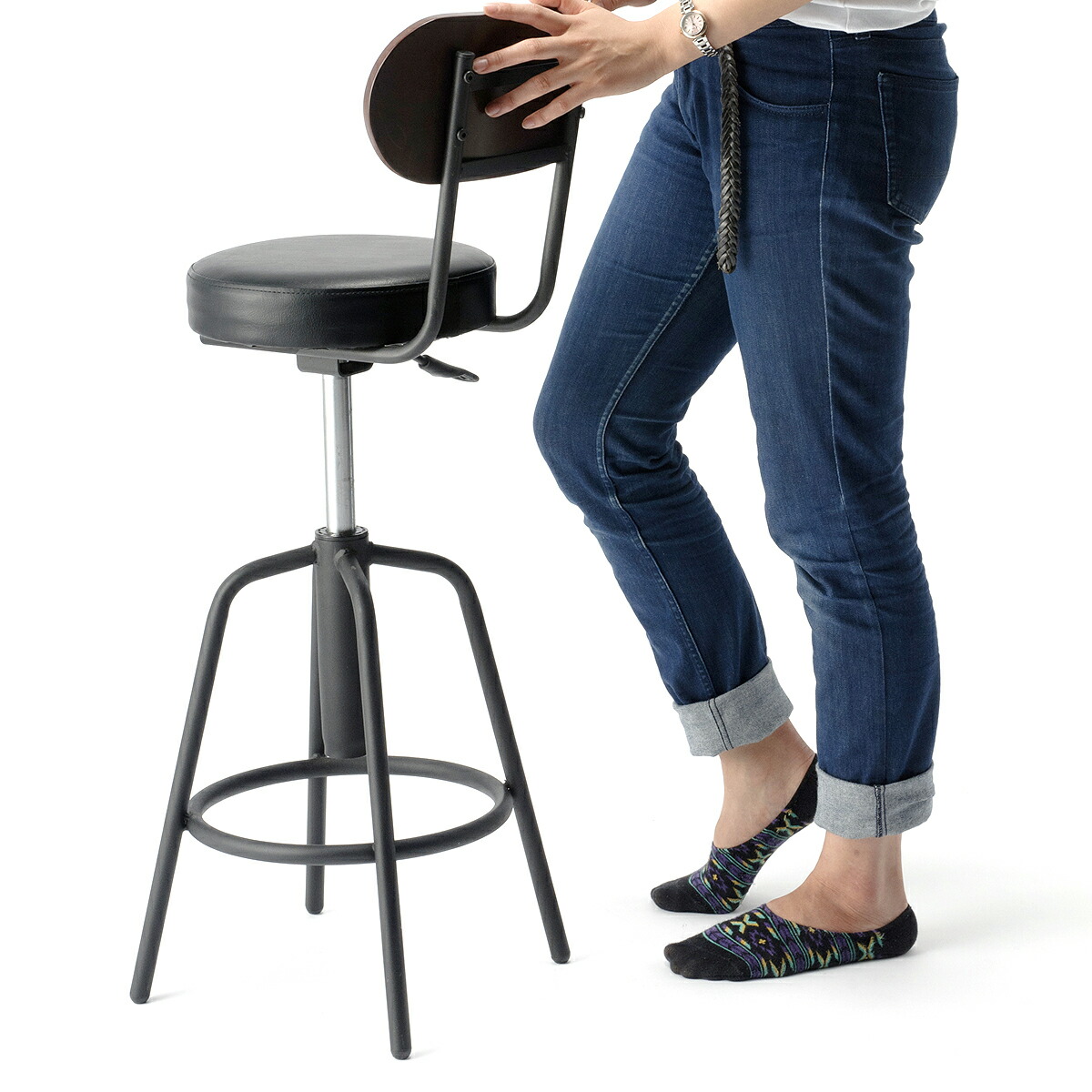 楽天市場】【クーポン配布中】カウンターチェア 1脚 バーチェア ハイ