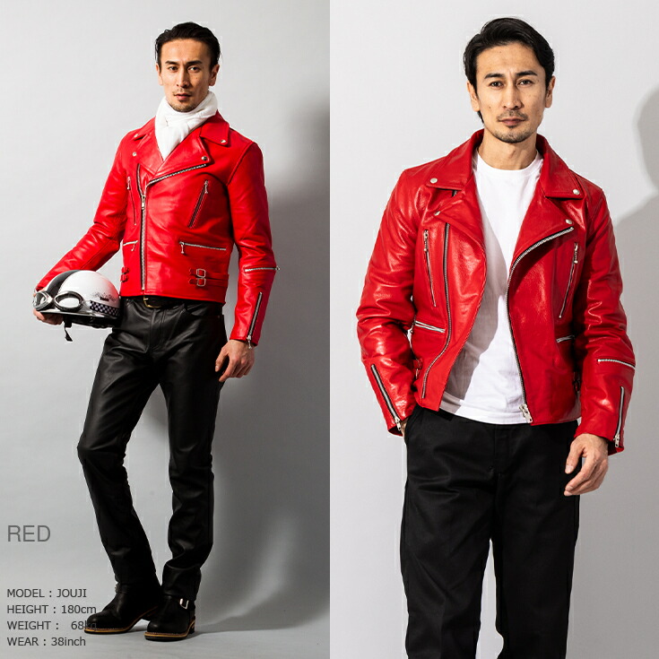 楽天市場】Horn Works 本革 UKタイプ ダブルライダースジャケット