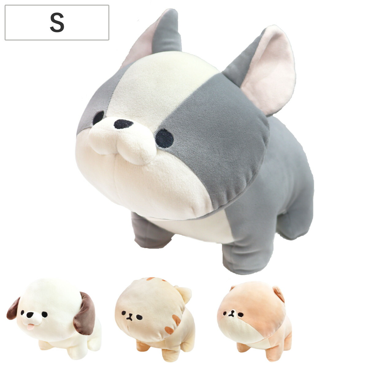 Moflin グレー ファー ぬいぐるみ 卵型 【公式通販】