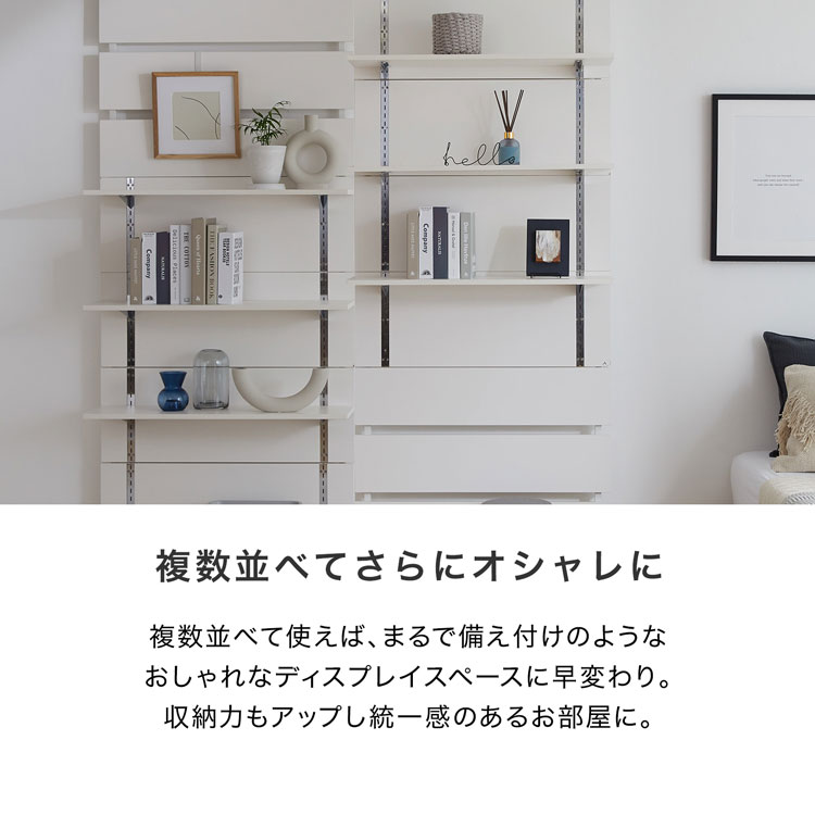 楽天市場】パーテーション 突っ張り 壁面収納 壁面収納棚 壁面ラック