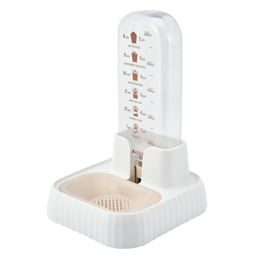 楽天市場】【楽天1位】自動給水器ペット 犬 猫 電源不要 給水器 500ml