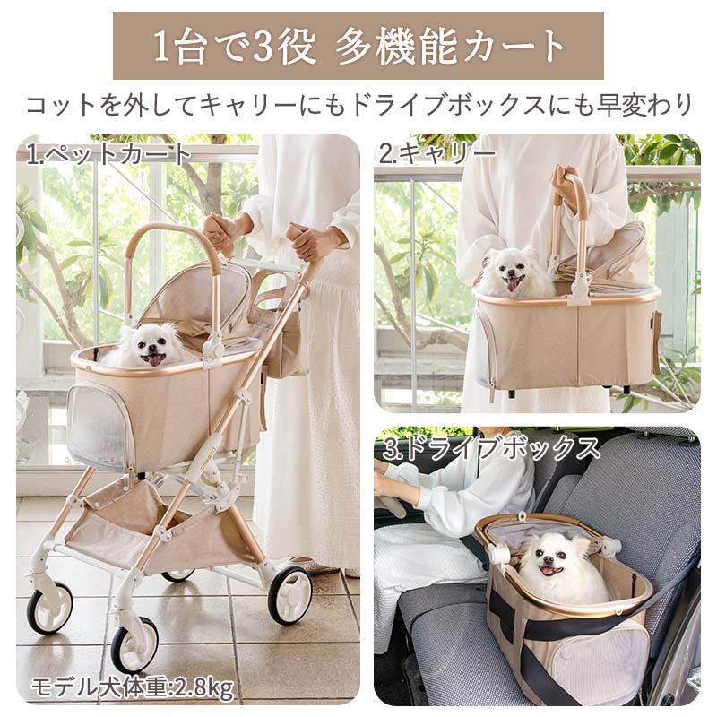楽天市場】【ポイント10倍】【880円OFF】ペットカート 小型犬 犬
