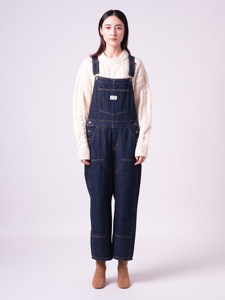 Levi's｜BAGGY ハイウエスト オーバーオール ダークインディゴブルー
