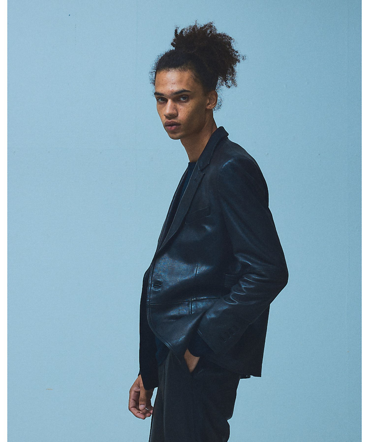 5351POUR LES HOMMES｜【25AW/セットアップ対応】テーラード レザー