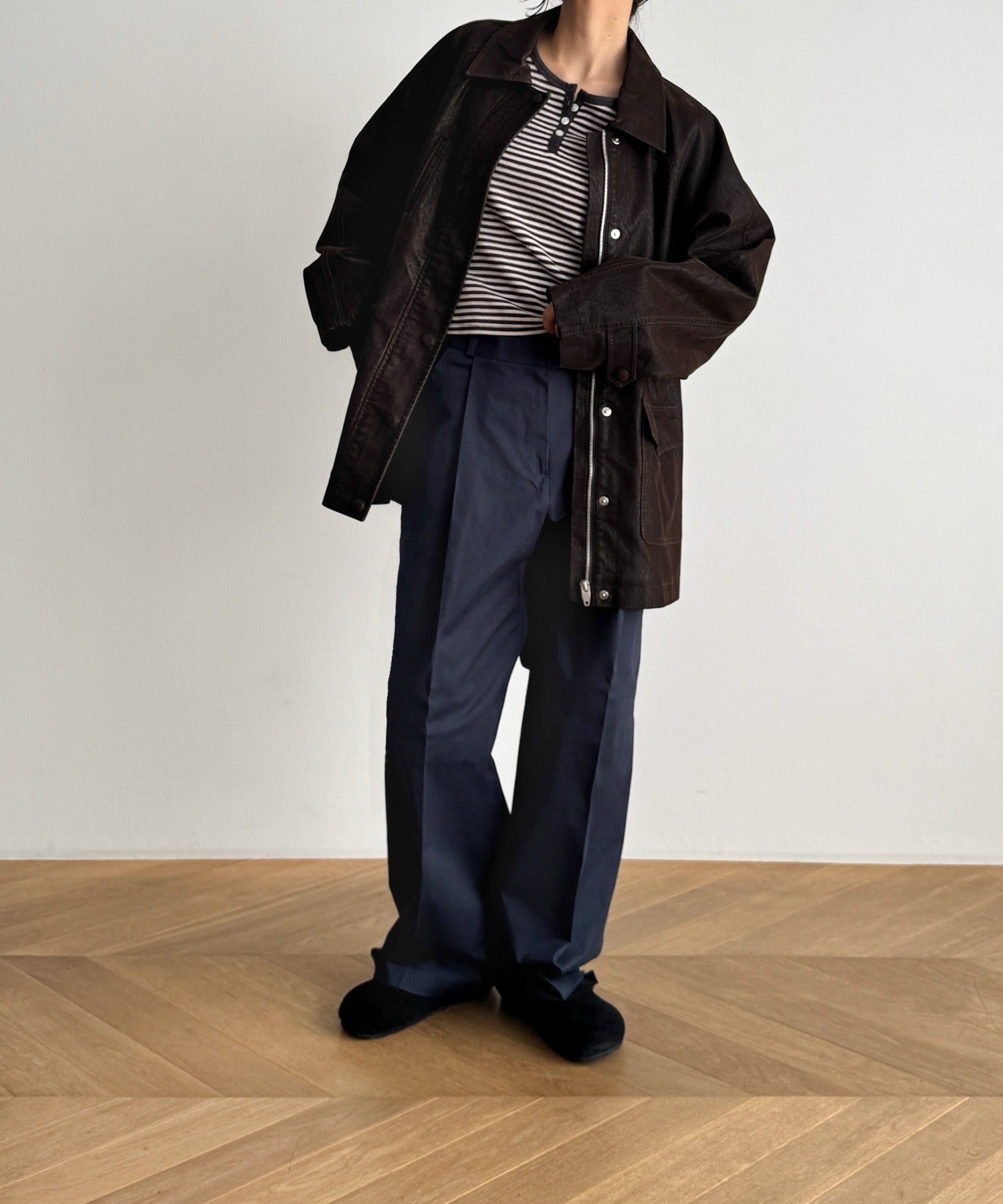 CANAL JEAN｜HARING クラシックタックパンツ | Rakuten Fashion(楽天