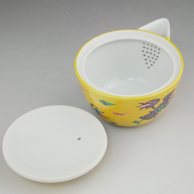 楽天市場】京焼 清水焼 黄交趾宝鳳凰宝瓶急須 昭阿弥 : 京焼清水焼専門