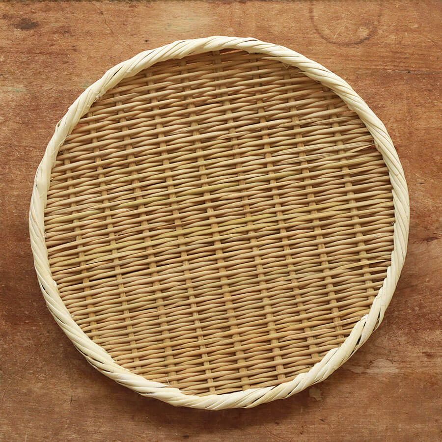 楽天市場】日本製 丸盆ざる 尺 【ザル 竹細工 竹ざる 丸ざる 水切り
