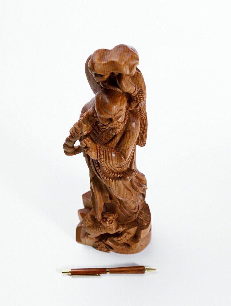 楽天市場】【総高36cm】屋久杉 達磨大師 木彫り 一刀彫 / 素材：屋久杉