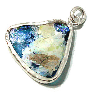 楽天市場】【ローマングラス】 ペンダント 約23x30mm ペンダントトップ