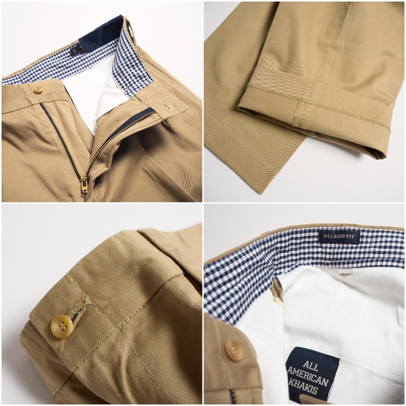 楽天市場】ALL AMERICAN KHAKIS オールアメリカンカーキ 2プリーツチノ