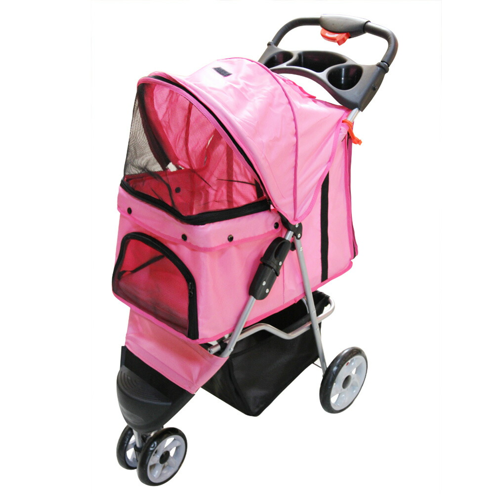 楽天市場】ペット用 カートキャリー 3輪タイプ ペットバギー カート