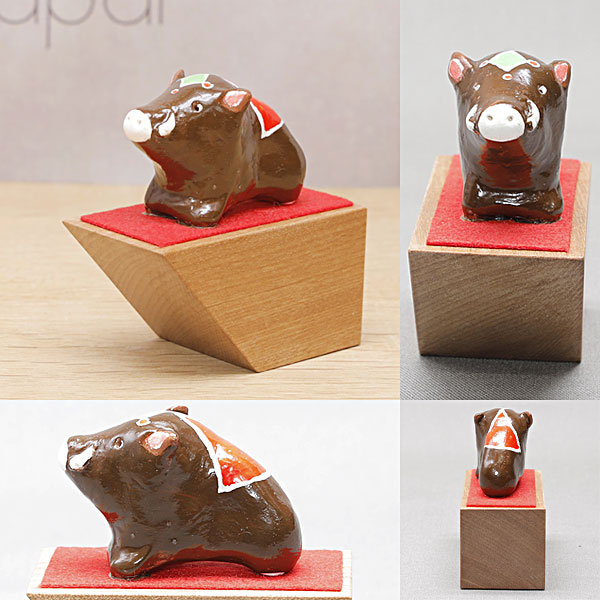 楽天市場】【一点物】 干支の置物 かわいい マスコット 十二干支セット