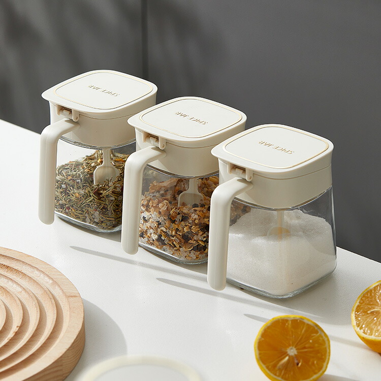 ミルクガラス ヴィンテージ 調味料入れ 4個セット ミルクガラス