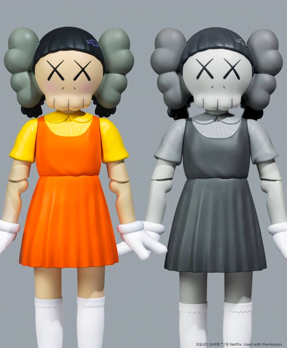 KAWS x イカゲーム（Squid Game）“YOUNG-HEE” ヨンヒ人形フィギュアが