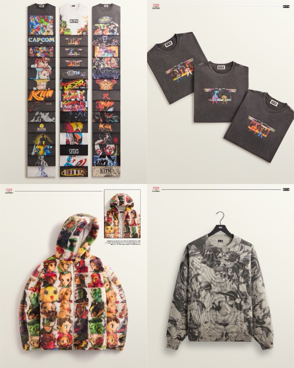 Kith x Marvel vs. Capcom コラボコレクションが国内11月15日より発売