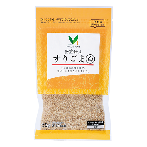 釜煎仕立 すりごま白｜Vマーク：信頼の生活ブランド｜株式会社八社会