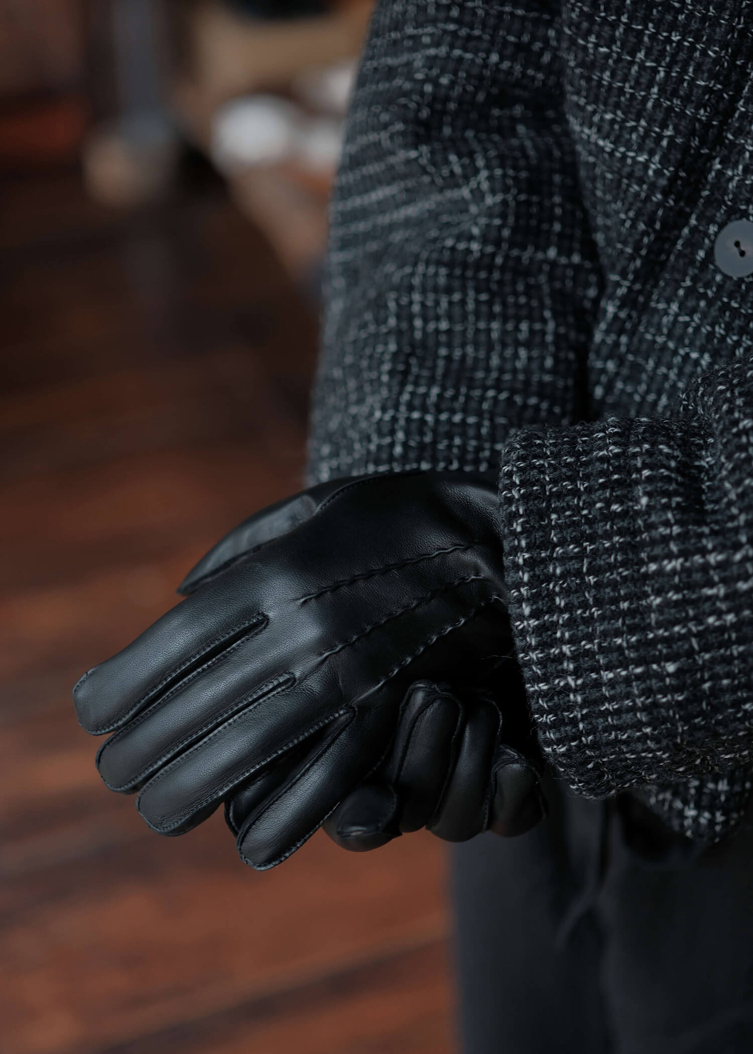 DENTS ペッカリー ヘリテージコレクション Black サイズ8 DENTS