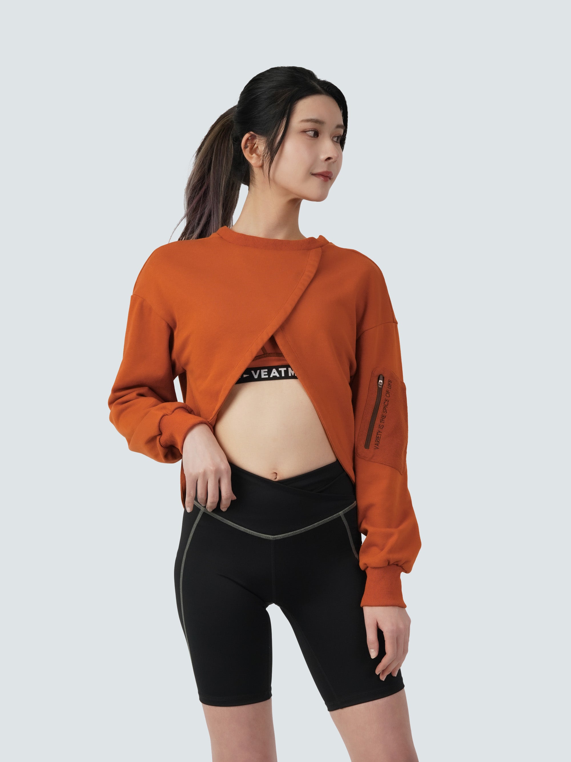 CROSS FRONT PULLOVER