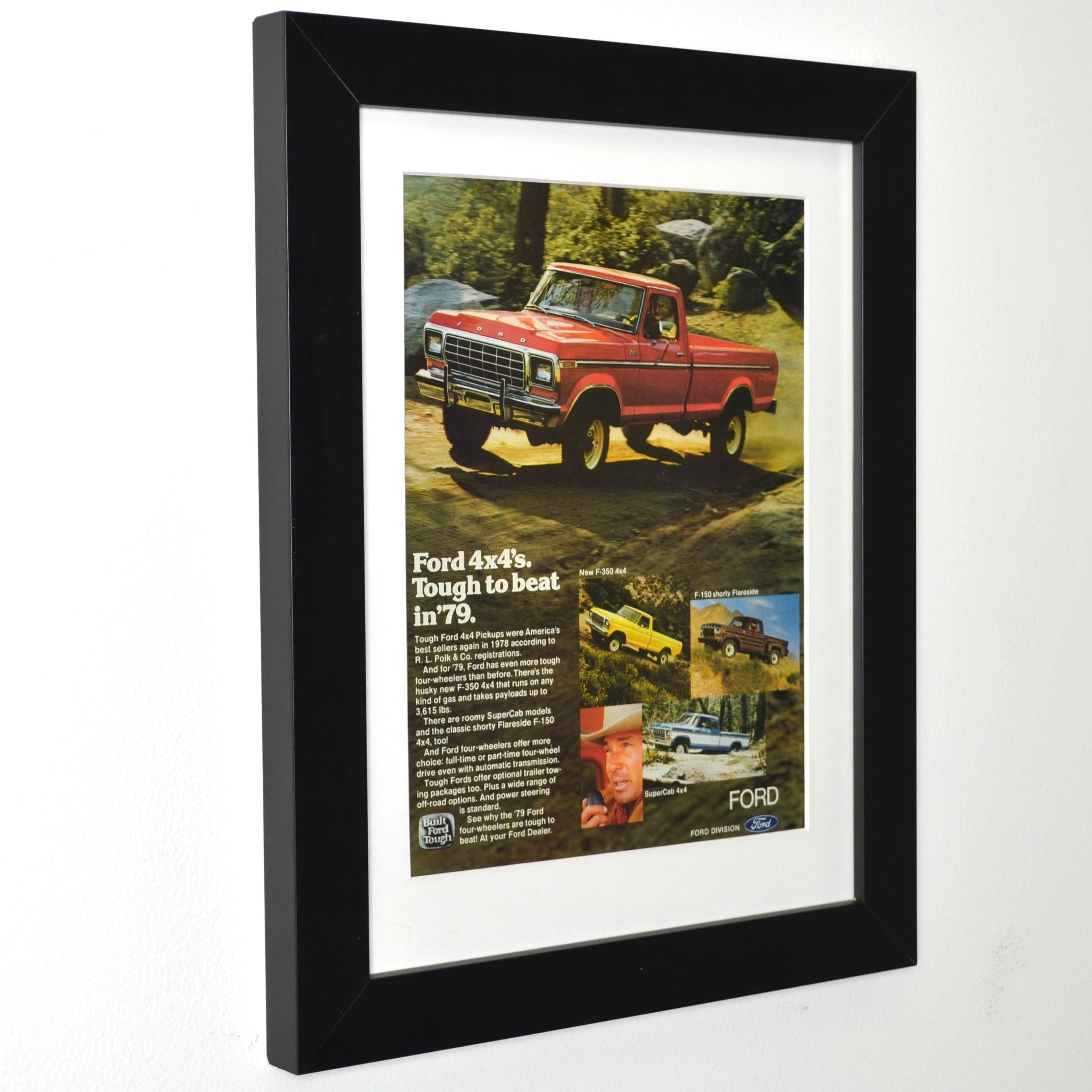 1979 Ford 4x4 Pickup Vintage Truck Print | Ford Wall Art – Vintage
