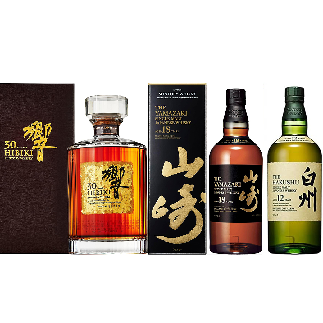 サントリー 山崎12年山崎NV白州NV各一本700ml 【公式通販】