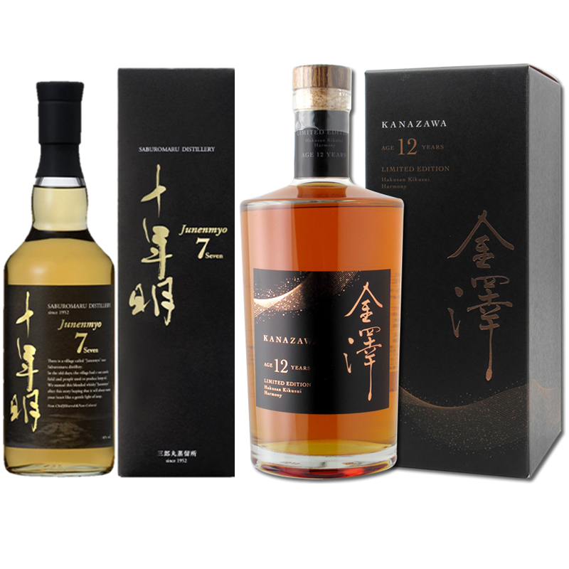 金澤12年 リミテッドエディション 」「予約開始！三郎丸 十年明 Seven