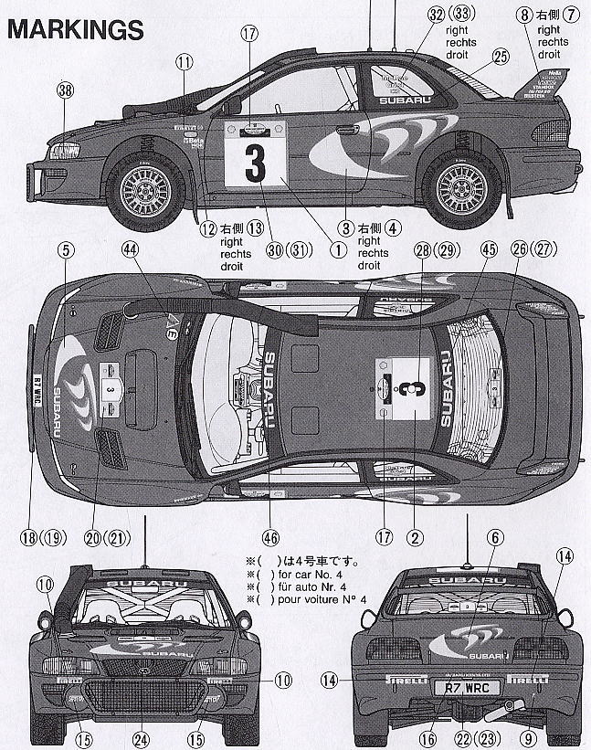 スバルインプレッサ WRC98 サファリ仕様 (プラモデル) - ホビーサーチ