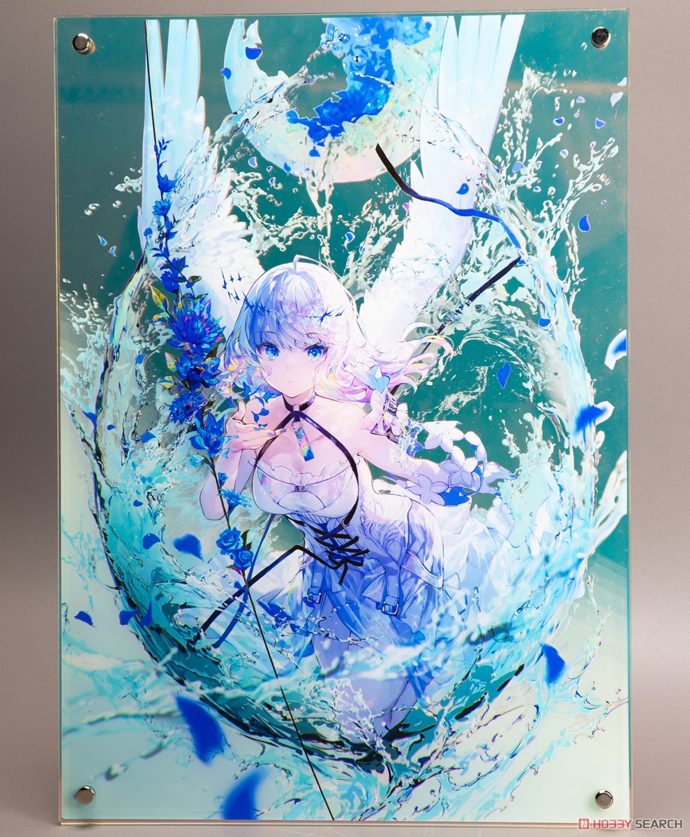 藤ちょこ 藤色巡り 春の香りがする オーロラポスター 複製原画 藤