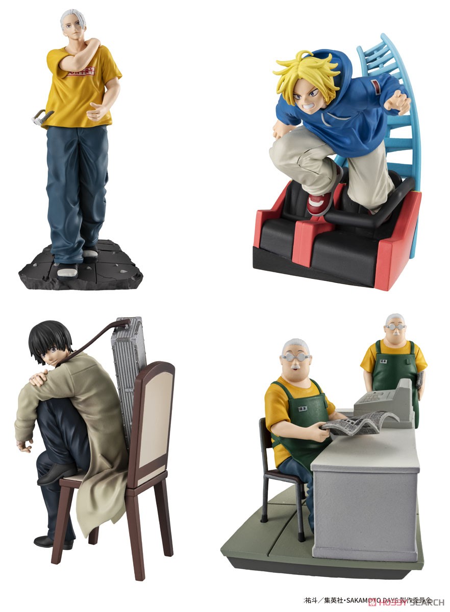 プチラマシリーズ SAKAMOTO DAYS カットアウトシーンズ (4個セット