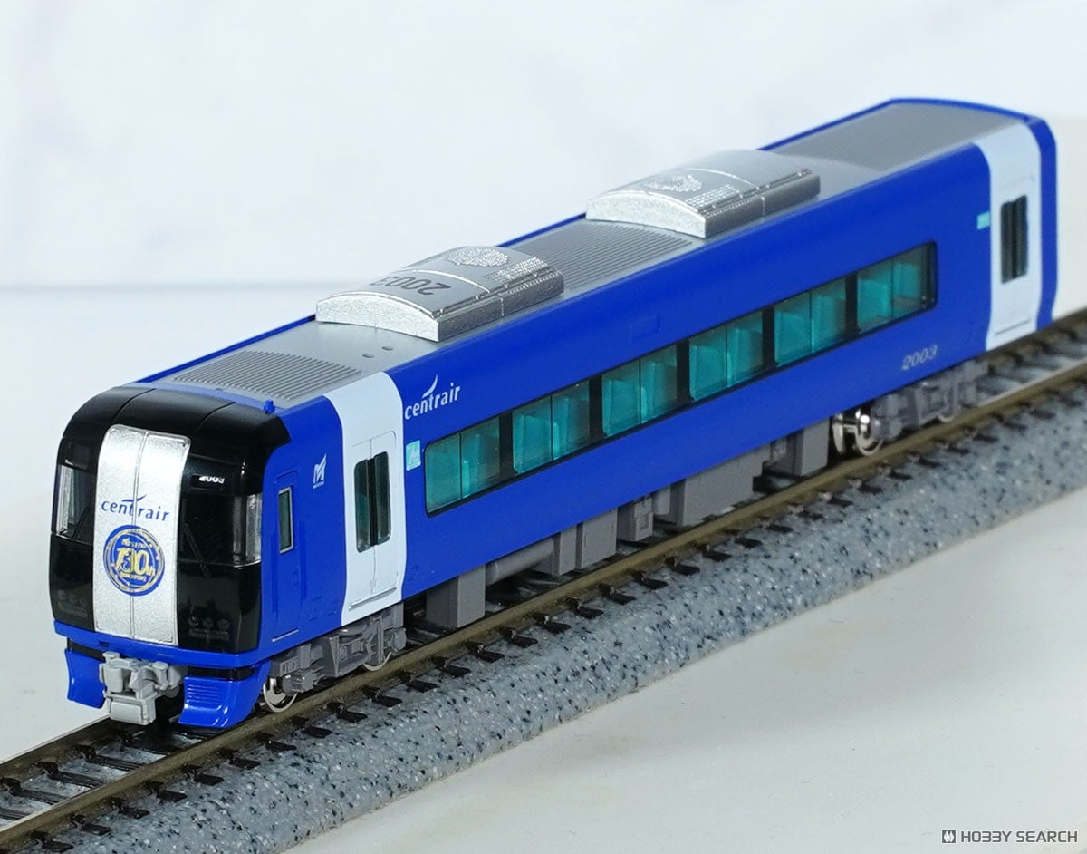 Nゲージ ブルーミュースカイ 4両編成＋プラレール 反転塗装 ブルー